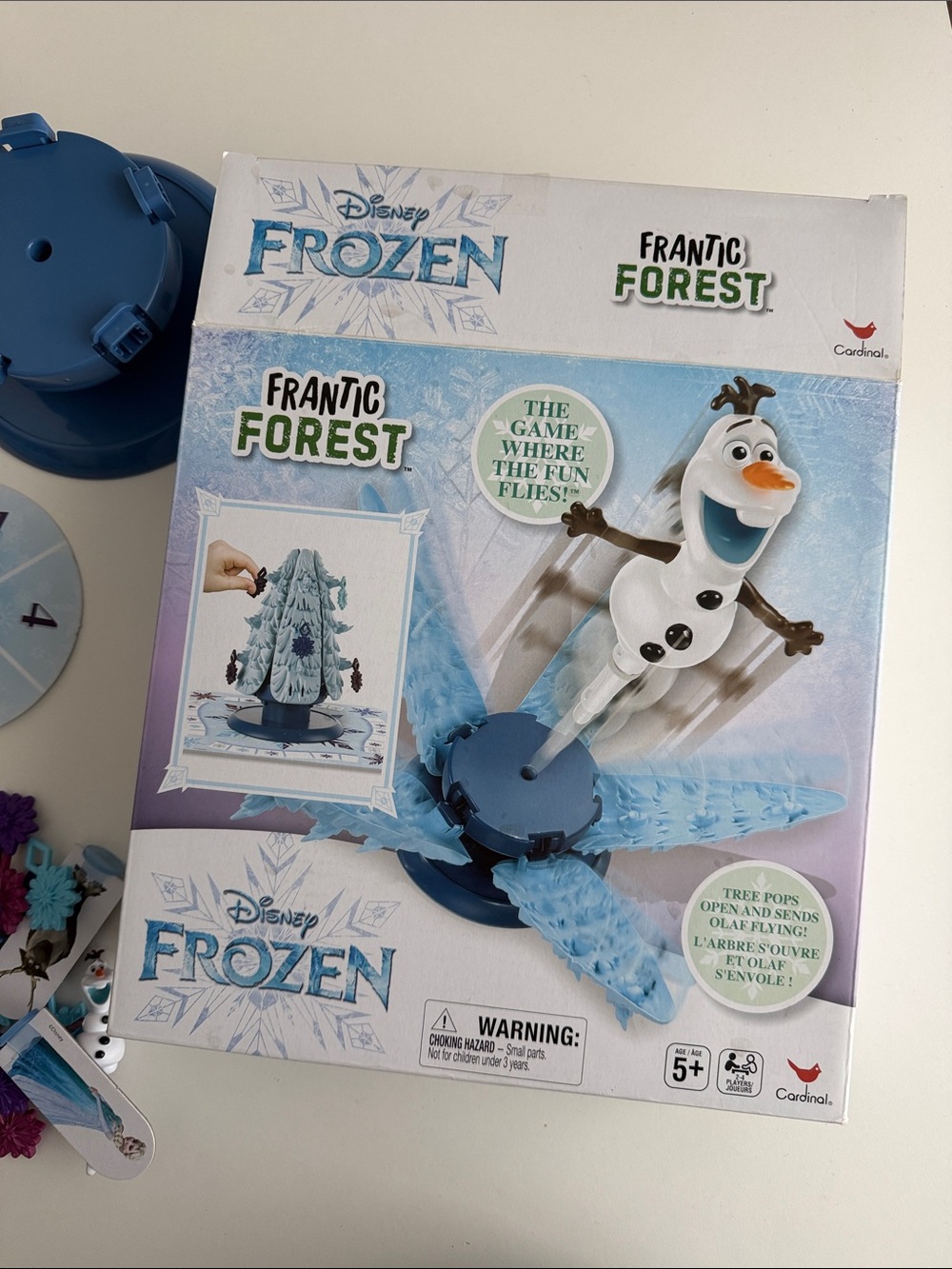 Disney Frozen Frantic Forest Game - Princess Anna Elsa Olaf Kristoff Sven Toy - Picture 2 of 7